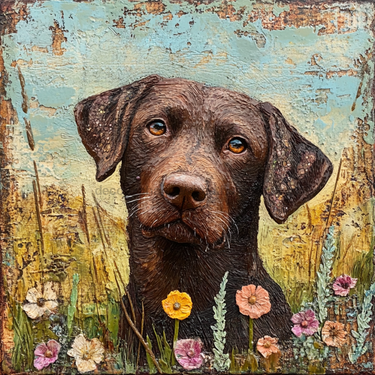 Lab Sign, Dog Sign, DCO-13540, Sign For Wreath, 10x10